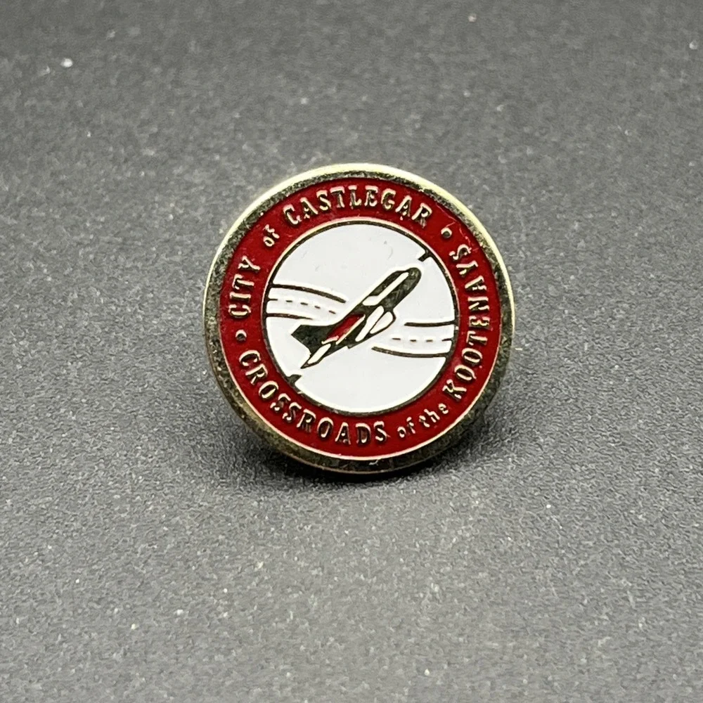 City Of Castlegar Crossroads Of The Kootenays Lapel‎ Hat Pin
